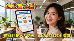 商标注册 VS 转让全解析！官方最新最全指南，在线申请流程一看懂，创业者必